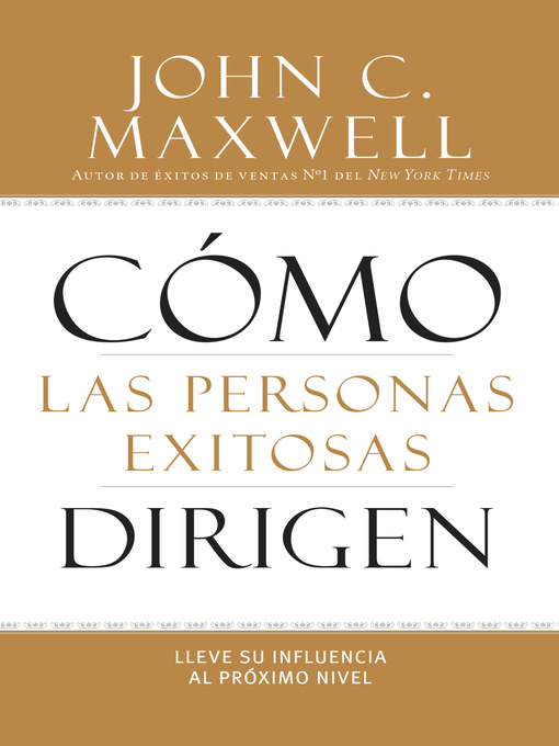 Cover image for Cómo las Personas Exitosas Dirigen